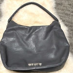 Grey Elaine Turner leather hobo bag